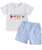 ABC Embrodiery Short Set