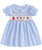ABC Embrodiery Smocked Dress